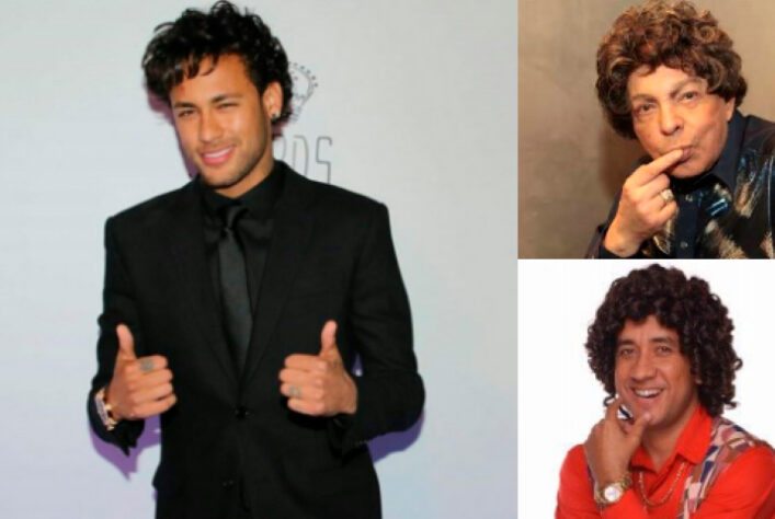 Os cortes de cabelo de Neymar sempre chamaram a atenção e foram motivo de brincadeiras