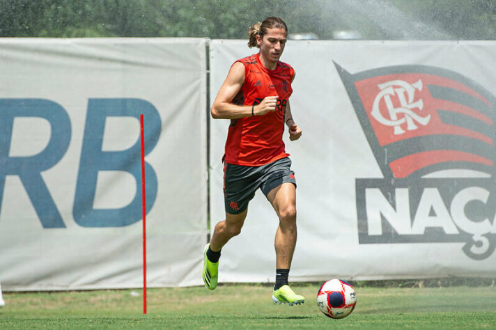Filipe Luís, lateral-esquerdo do Flamengo