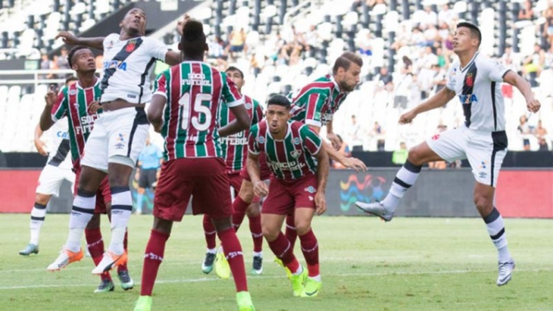 Campeonato Carioca 2017: Vasco 0x3 Fluminense - Estádio Nilton Santos - Gols: Wellington Silva, Henrique Dourado e Marcos Jr. 
