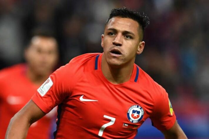 Chile - Alexis Sánchez: 44 gols em 133 jogos