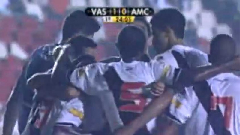 2008 - Americano 0x1 Vasco - Campeonato Carioca - São Januário - Gol: Morais.