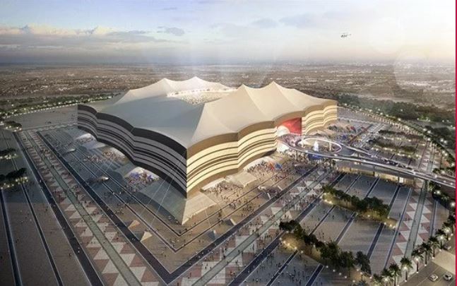 Estádio Al-Bayt: Copa do Mundo 2022 - Capacidade: 60.000- Previsão de entrega: 2022.