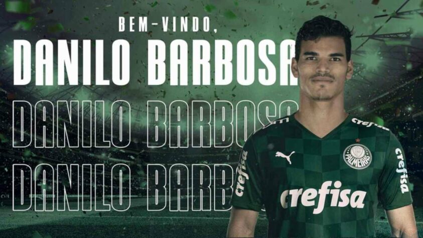 FECHADO - O Palmeiras anunciou, na tarde desta terça-feira (23), a contratação do volante Danilo Barbosa. O atleta de 25 anos estava atuando no Nice-FRA desde 2018 e chega por empréstimo até 31 de dezembro de 2021, com opção de compra, como o primeiro reforço palestrino para a atual temporada.