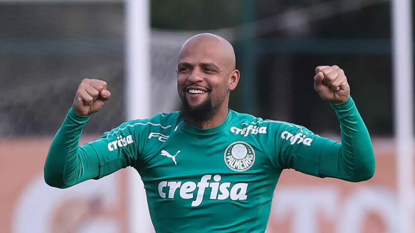 O volante Felipe Melo tem contrato com o Palmeiras até dezembro de 2021.