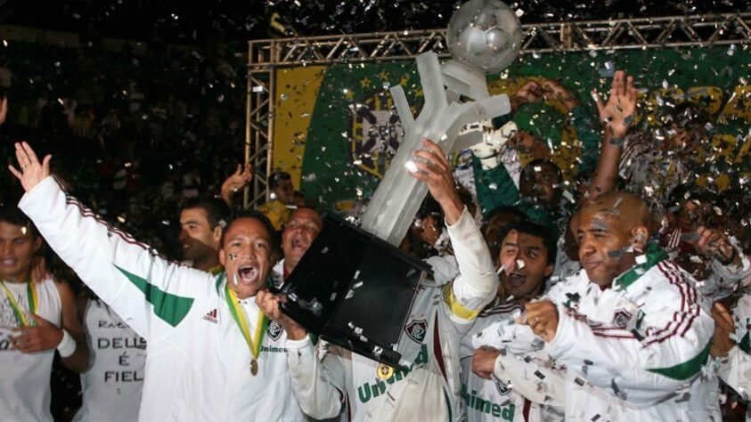 Jogo de ida da final de 2007: Fluminense 1 x 1 Figueirense - Na volta, o Fluminense venceu por 1 a 0 e foi campeão.