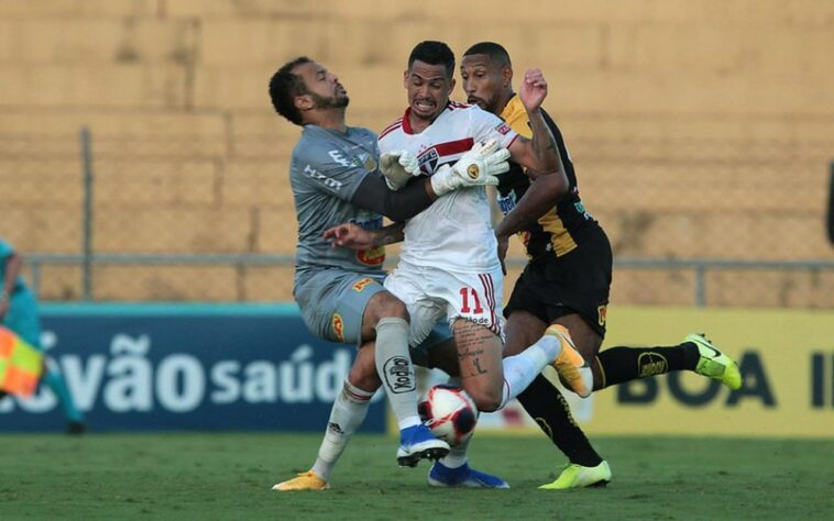 Jogo 4: Novorizontino 2 x 1 São Paulo (Estádio Doutor Jorge Ismael de Biasi - 13/03/2021) - Gol do São Paulo: Rojas (1 x 1)