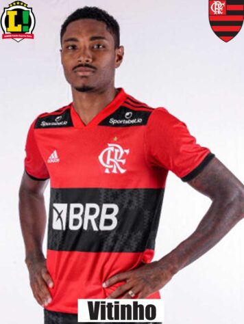 Vitinho - 6,0 - Atuando centralizado, participou de quase todas as ações ofensivas do Flamengo, mas mostrou certa lentidão em alguns lances. Cobrando escanteio, deu assistência para o gol de Muniz.