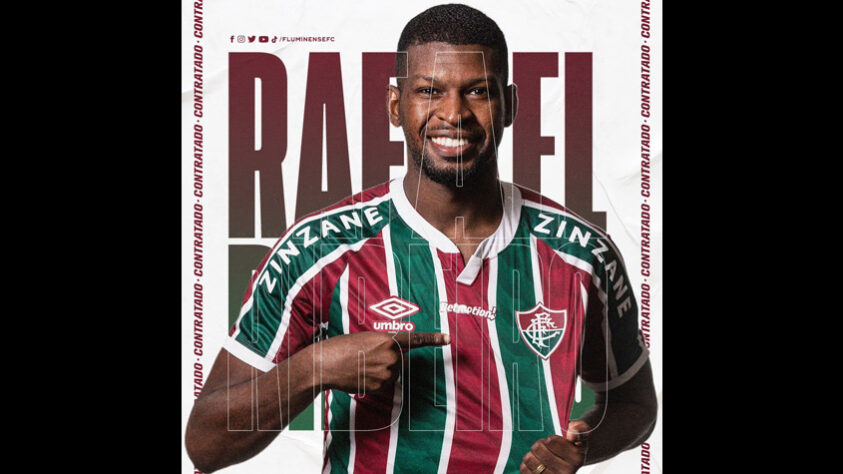 Rafael Ribeiro - zagueiro - 25 anos - contrato até 31/12/2021 (empréstimo)