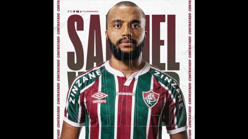 Até aqui, os reforços contratados pelo Fluminense foram o lateral-direito Samuel Xavier e o volante Wellington. O clube também trouxe o zagueiro Rafael Ribeiro, mas ele integrará o time Sub-23.