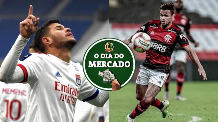 A semana começou com o mercado aquecido. Michael foi à comissão técnica do Flamengo e fez um pedido que pode mudar sua temporada. Na Europa, o Atlético de Madrid pode ter concorrência se quiser contratar meia brasileiro. Saiba mais sobre essas notícias e muito mais do vaivém aqui, na galeria do Dia do Mercado desta segunda-feira!