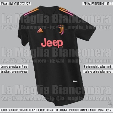 Próxima camisa 2 da Juventus