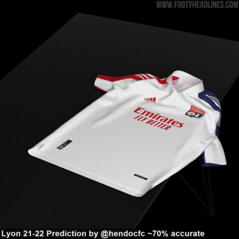 Próxima camisa 1 do Lyon