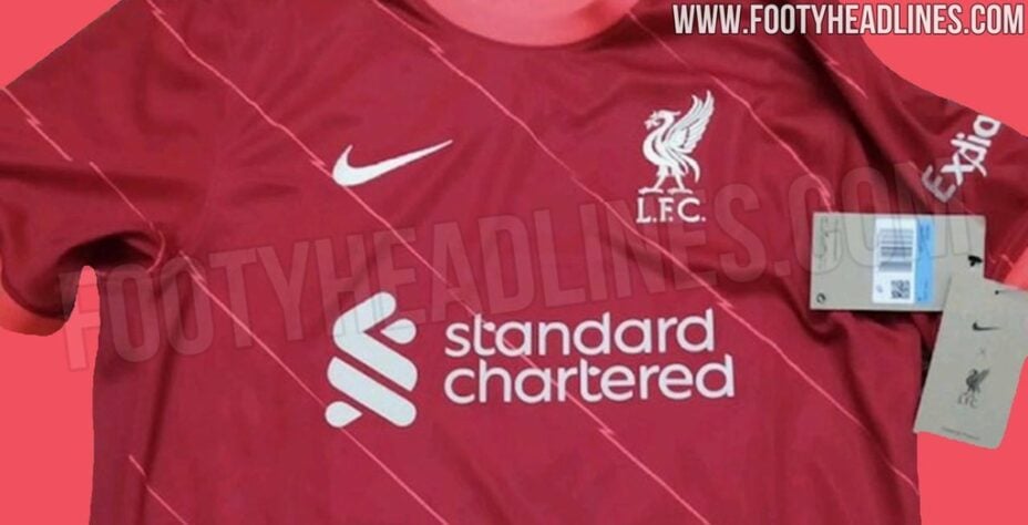 Próxima camisa 1 do Liverpool