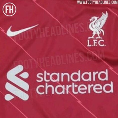 Próxima camisa 1 do Liverpool
