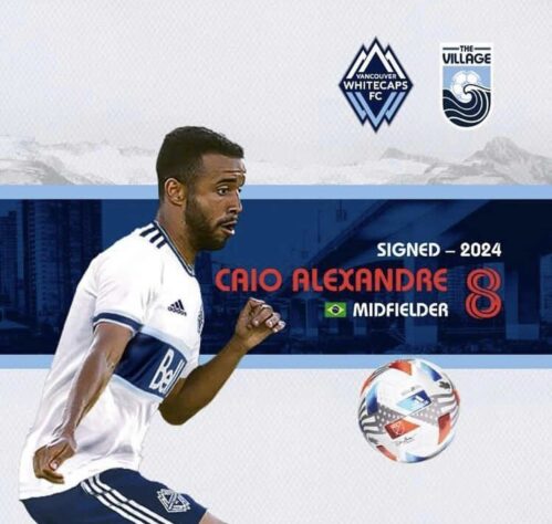 FECHADO - O Vancouver Whitecaps fechou a contratação de Caio Alexandre, ex-Botafogo.