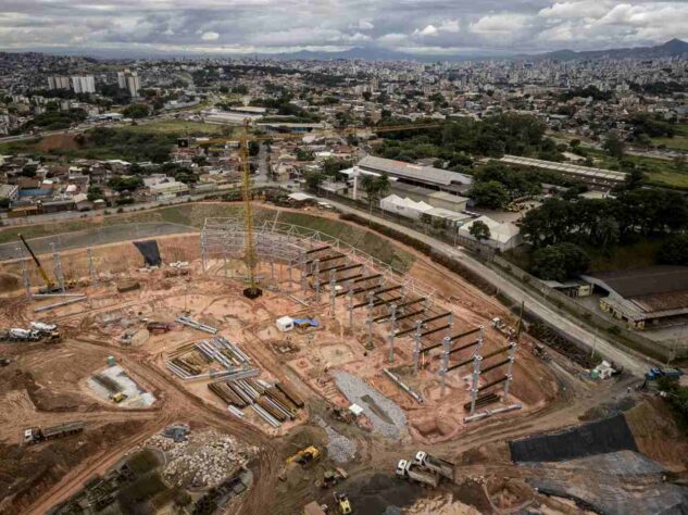 Arena MRV: Atlético Mineiro - Capacidade: 45.000 - Previsão de entrega: 2022 - Atualmente o clube atua na Arena Independência.