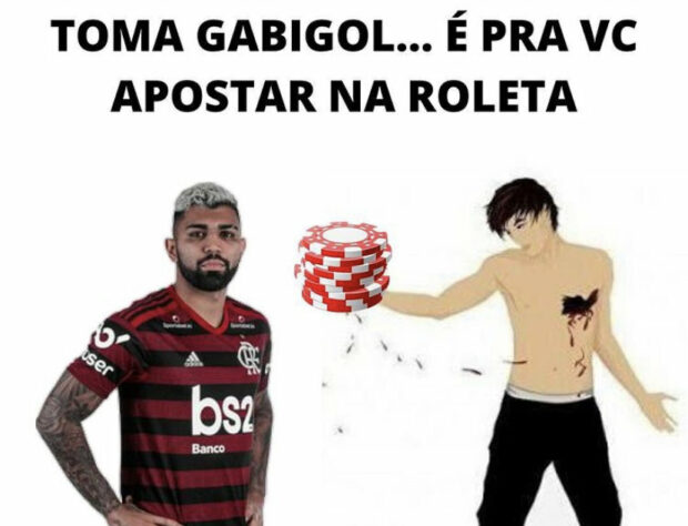 Flagrado em cassino clandestino, Gabigol vira alvo de memes dos torcedores