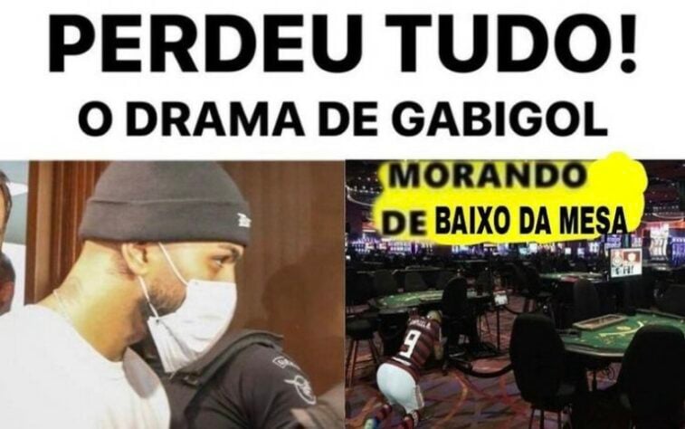 No auge da pandemia, atacante do Flamengo foi detido em cassino clandestino no último domingo (14). Fato gerou críticas, mas também foi prato cheio para montagens dos torcedores. Confira na galeria! (Por Humor Esportivo)