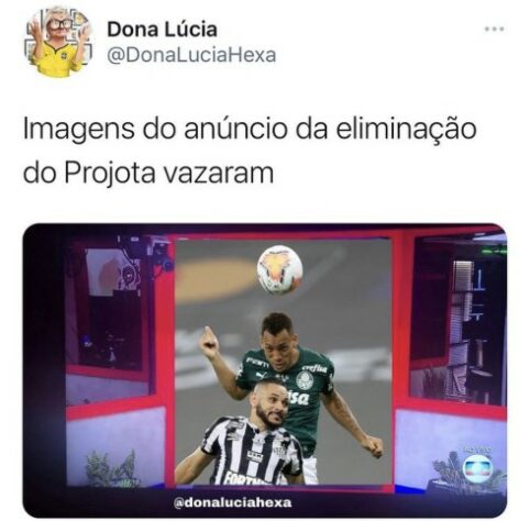 Vice do Palmeiras: memes brincam com Projota após eliminação do Big Brother Brasil