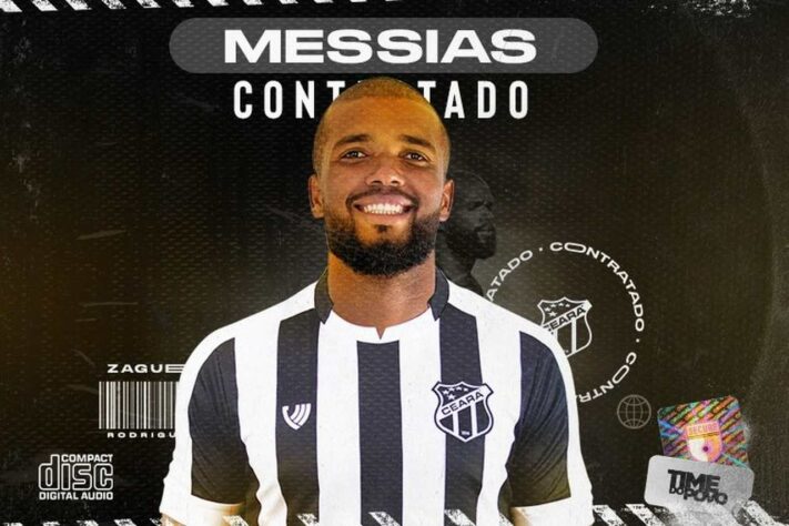 FECHADO - O América-MG aceitou a proposta do Ceará e venceu o zagueiro Messias, de 26 anos, para o Vozão. O negócio foi confirmado pelo clube mineiro na noite desta quarta-feira, 24 de março.  O Coelho permanecerá com 50% dos direitos econômicos do jogador e receberá uma compensação financeira, não divulgada, pelo acordo.