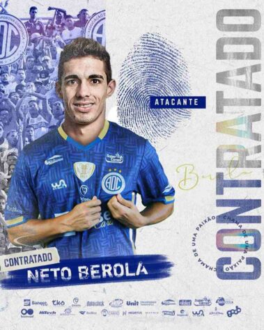FECHADO - O atacante Neto Berola está de clube novo para 2021. O atacante chega para reforçar o Confiança na atual temporada.