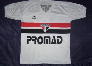 1984 - Promad - A assessoria jurídica também foi patrocinadora do São Paulo no ano de 1984.