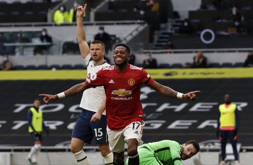 MANDOU BEM -  Fred participou bem do jogo contra o Tottenham e marcou o gol que deu início a reação do Manchester United