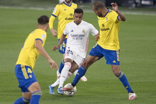 MANDOU MAL - Rodrygo ficou sumido no empate sem gols do Real Madrid contra o Betis e foi substituído pelo técnico Zidane