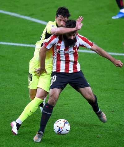 NA MÉDIA - Apesar da derrota do Atlético de Madrid, Felipe conseguiu se salvar com muitos duelos vencidos contra o Bilbao