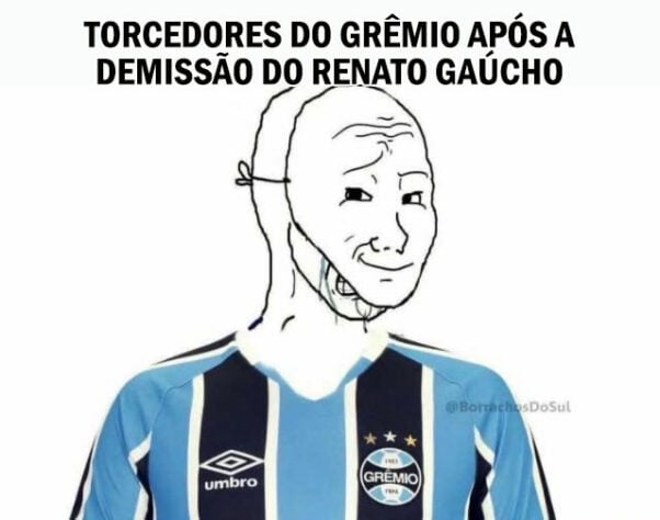 Queda de Renato Gaúcho após eliminação na Libertadores vira piada na web