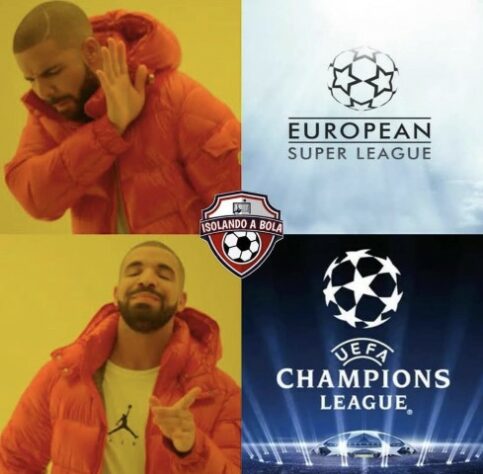 Em memes, torcedores ironizam criação da Superliga Europeia e enaltecem a Champions League