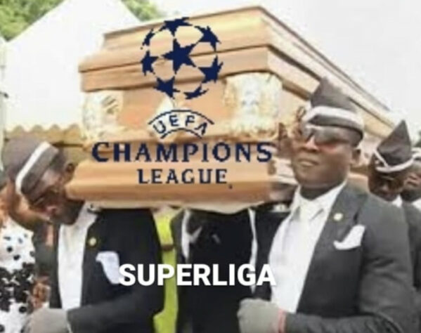 Em memes, torcedores ironizam criação da Superliga Europeia e enaltecem a Champions League