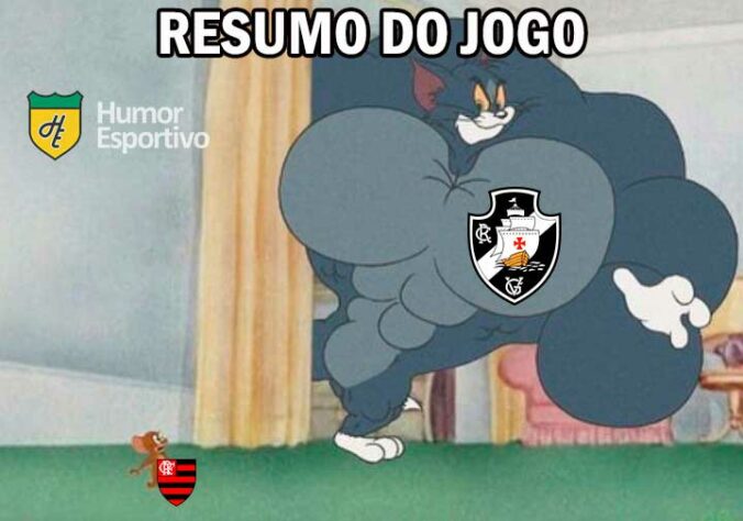 Memes do Clássico dos Milhões: pelo Cariocão 2021, Vasco venceu o Flamengo por 3 a 1 e quebrou tabu de 17 jogos.