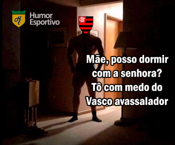 Memes do Clássico dos Milhões: pelo Cariocão 2021, Vasco venceu o Flamengo por 3 a 1 e quebrou tabu de 17 jogos.