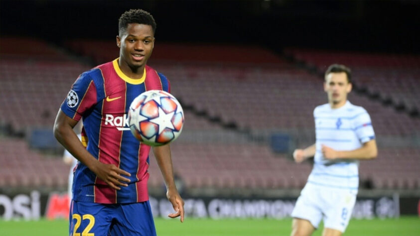 Ansu Fati - 18 anos - Atacante - Clube: Barcelona - Contrato até: 30/06/2022