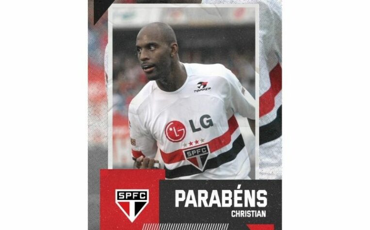 Christian - O atacante fez sua estreia pelo São Paulo no dia 20 de agosto de 2005, na derrota por 4 a 2 contra o Athlético Paranaense, no Brasileirão. Na partida, Christian fez um dos gols do Tricolor.