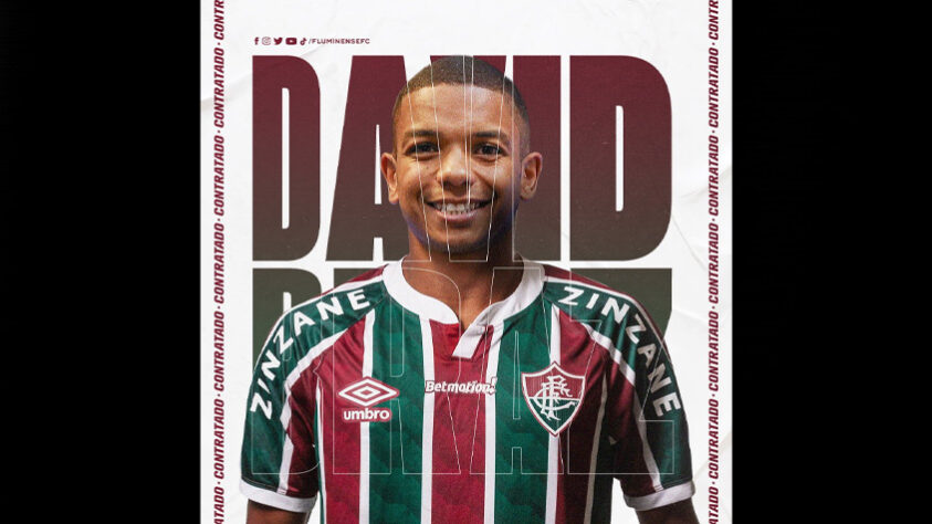 FECHADO - O Fluminense confirmou a contratação do zagueiro David Braz, que rescindiu com o Grêmio e assina com o Tricolor até abril de 2023. O vínculo dele com o clube já está publicado no Boletim Informativo Diário (BID) da CBF.