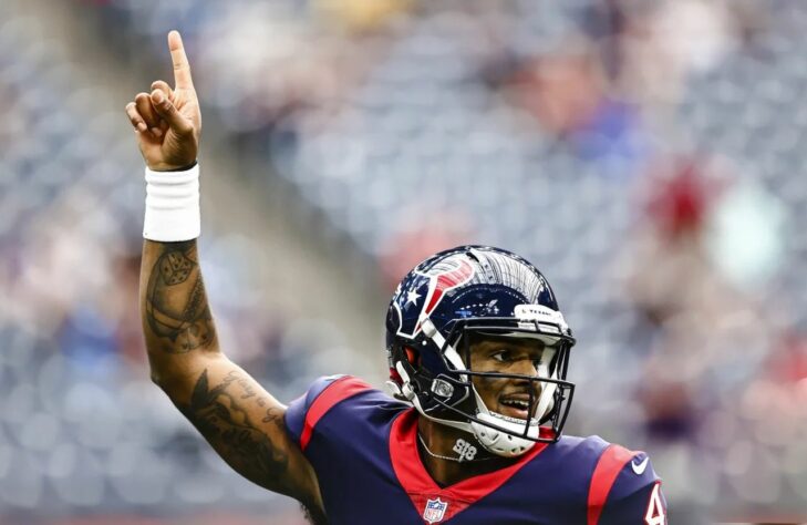 44º - Deshaun Watson (Futebol Americano): receita em 2020 - 35,5 milhões de dólares (aproximadamente R$ 181,86 milhões)