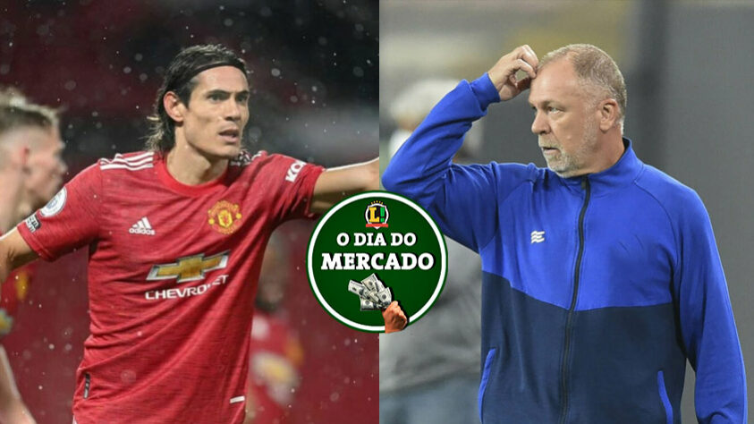 A sexta-feira foi agitada no mercado da bola. O técnico do Manchester United falou sobre a situação de Cavani na Inglaterra, Mano Menezes não está mais disponível no mercado e mais. Saiba sobre estas e outras notícias aqui, na galeria do resumo do Vaivém!