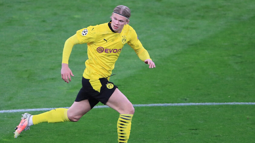 6º lugar: Erling Haaland (Borussia Dortmund) - 25 gols/ 50 pontos