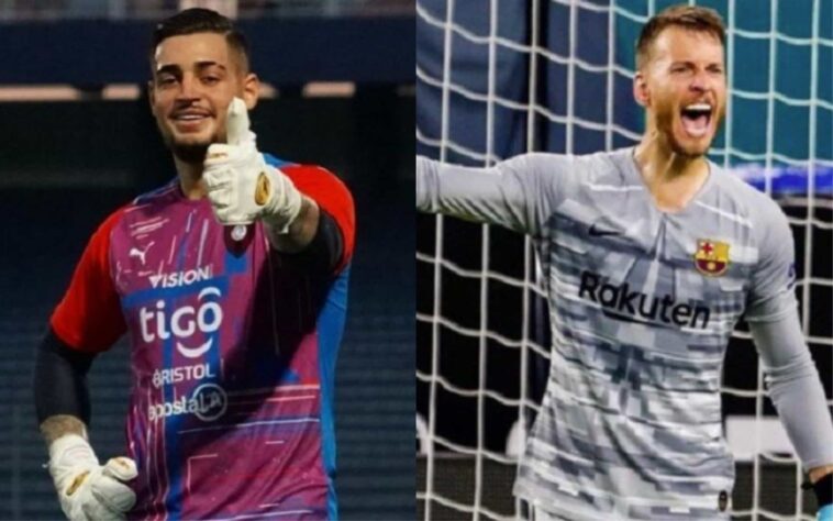 Goleiro reserva: Jean (atualmente no Cerro Porteño) x Neto (atualmente no Barcelona)