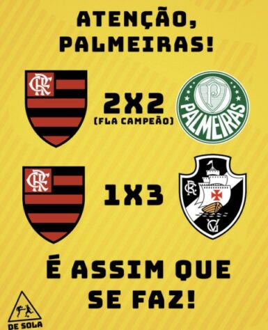 Campeonato Carioca: os melhores memes de Flamengo 1 x 3 Vasco