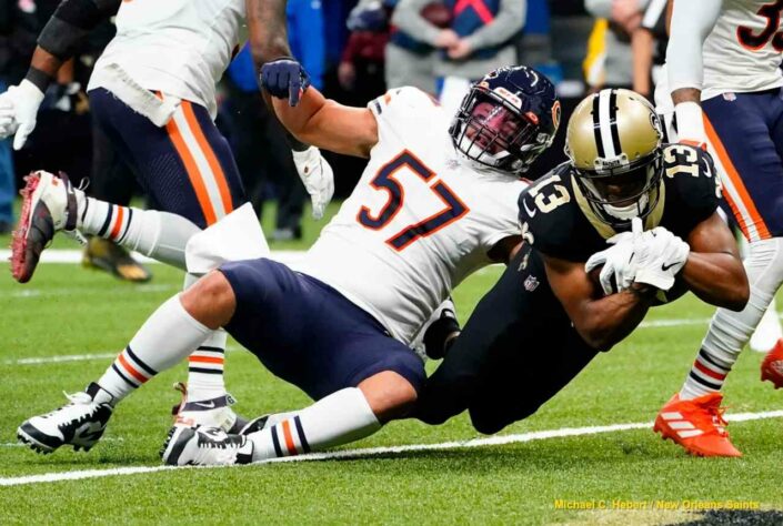 7. Michael Thomas (New Orleans Saints): O Offensive Player of the Year de 2019 teve um 2020 muito abaixo do esperado, lidando com muitas lesões e problemas no vestiário. Ainda assim, é de se esperar que o recordista de recepções em uma única temporada na história da NFL se recupere e volte a figurar entre os melhores da posição no ano que vem, mesmo sem Drew Brees alimentando suas estatísticas.