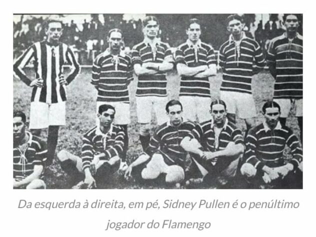 O atacante inglês foi o primeiro estrangeiro da história do Flamengo e atuou em 131 jogos entre 1915 e 1923.