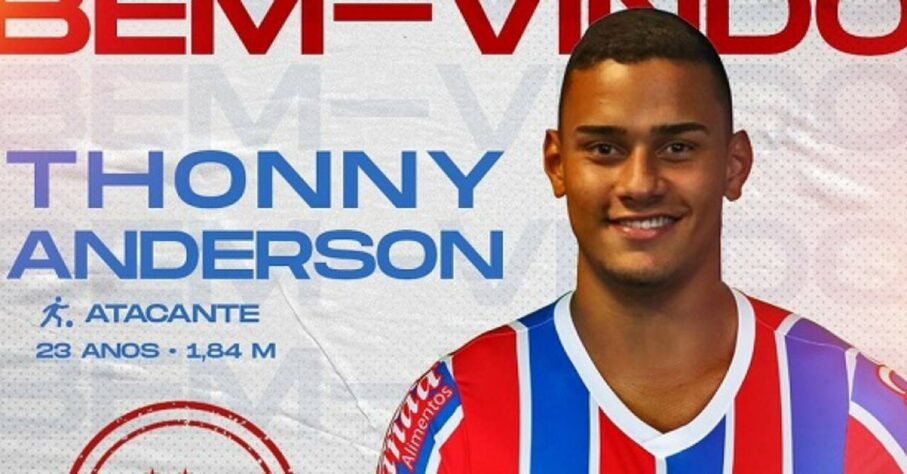 FECHADO - Novo reforço do Bahia, o meia-atacante Thonny Anderson está bastante animado com a chegada ao Tricolor Baiano. Emprestado pelo Red Bull Bragantino até o fim da temporada, o jogador revelado pelo Cruzeiro espera dar sua parcela de contribuição para a equipe alçar grandes voos em 2021.