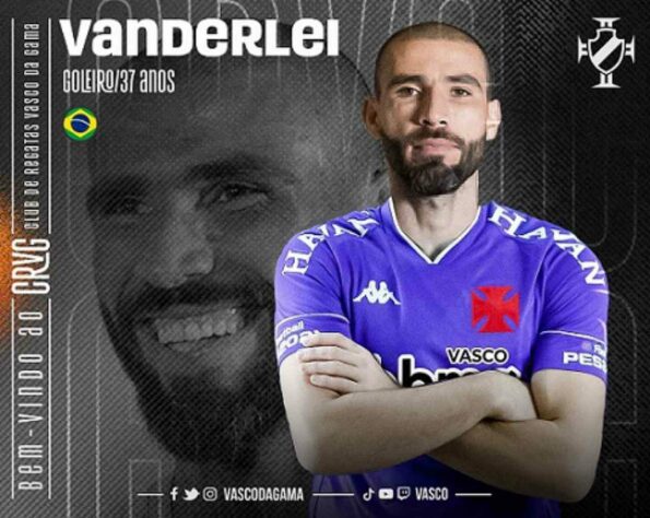 Vanderlei: Em cinco jogos pelo Vasco no Campeonato Carioca, Vanderlei soma 100% de aproveitamento nos passes tentados e oito defesas.