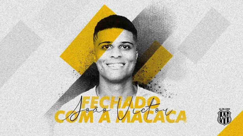 FECHADO - A Ponte Preta anunciou a contratação por empréstimo do atacante João Victor, ex-Nacional da Ilha da Madeira.