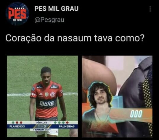 Supercopa do Brasil: os memes e zoeiras da final entre Flamengo e Palmeiras