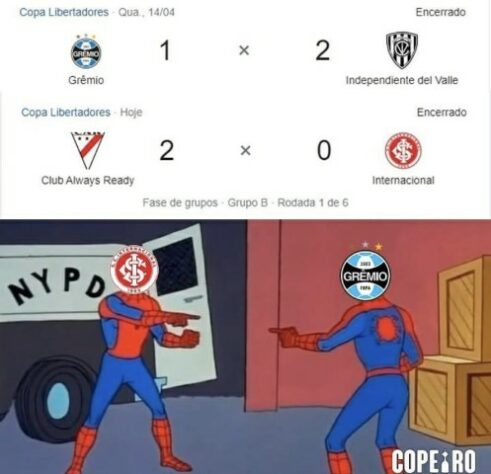 Libertadores da América: os melhores memes de Always Ready 2 x 0 Internacional