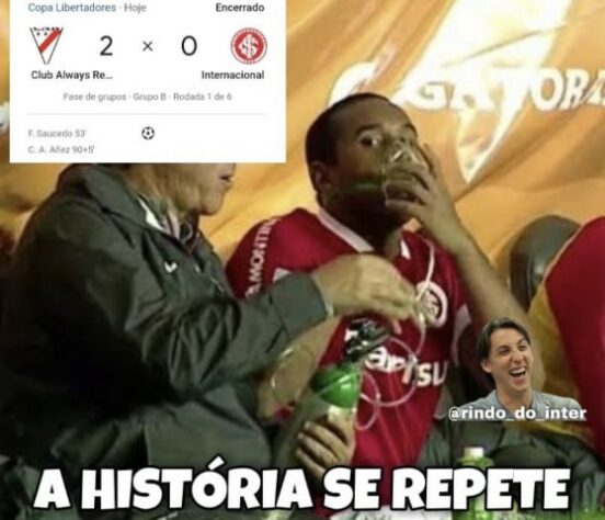 Libertadores da América: os melhores memes de Always Ready 2 x 0 Internacional